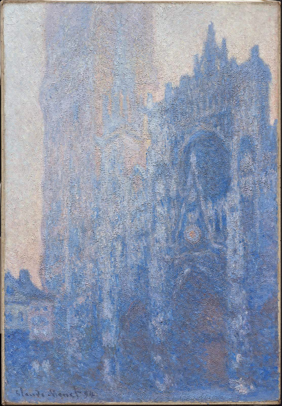 Rouen Cathedral Façade and Tour d'Albane, Morning Effect 1894 
